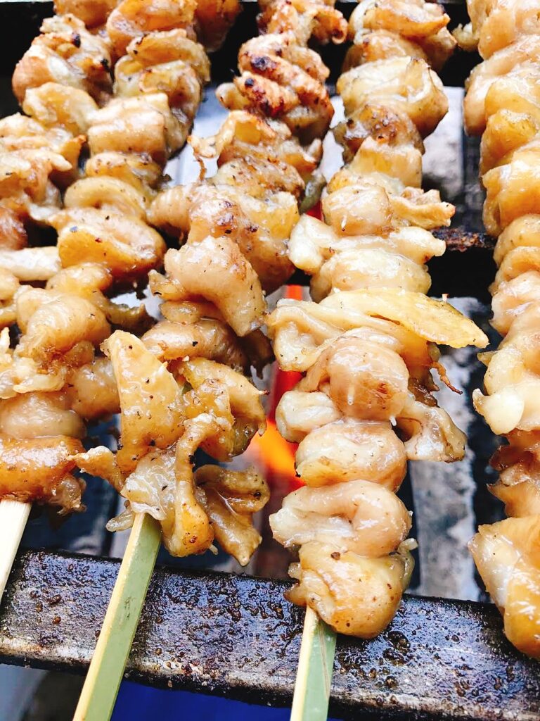 鳥皮串(80g) 129円